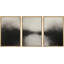 «Abstrait paysage moderne, minimaliste, noir et gris, nature géométrique, nature sauvage», 3 pièces-99077790-99077791