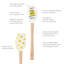 Spatulart® Grateful Heart Wood Handled Spatula