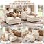 Fauteuil d'appoint surdimensionné avec repose-pieds-1164876915