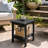 Taryn 17 in. 2-Tier Rectangular HDPE Outdoor Side Table-946761049