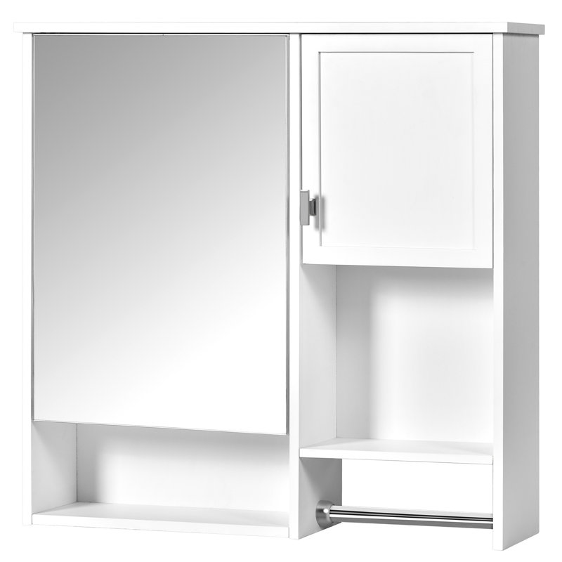 Armoire de salle de bain - et fonctionnelle 29 po x 28 po avec miroir pour un rangement pratique
