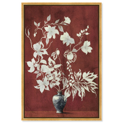 Romance Flourishing Canvas Floral & Botanical Print by Oliver Gal, Black Frame, 10 x 15