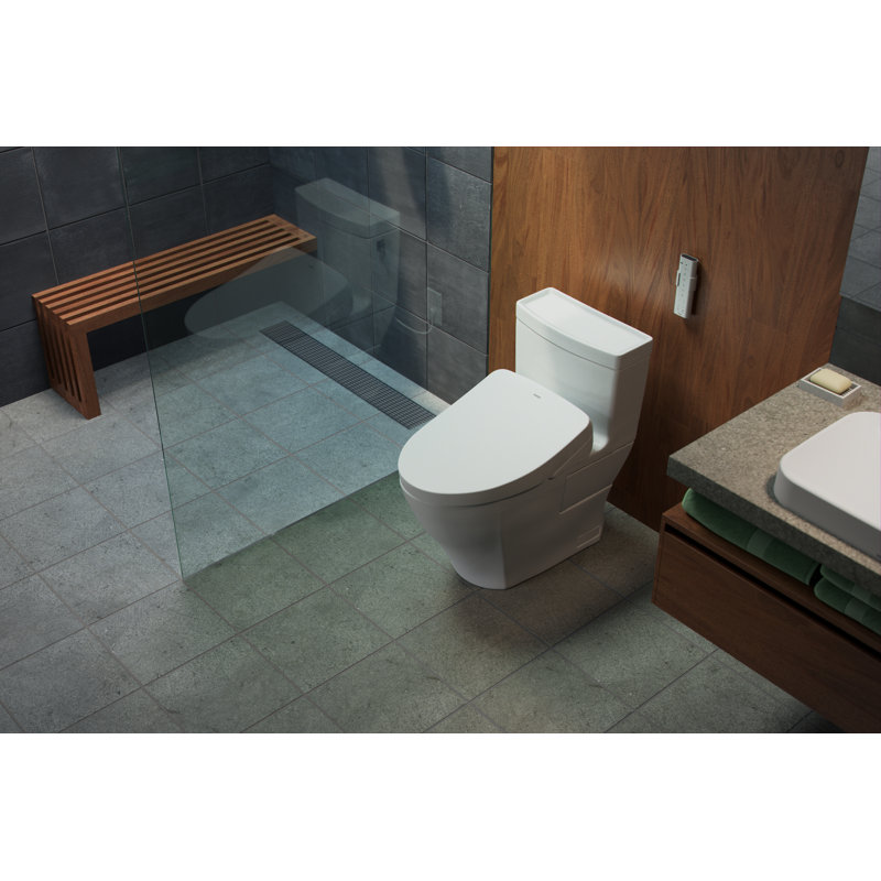 Legato Dual Flush 1.28|0.8 GPF Elongated One-Piece Toilet with S550e Electronic Bidet Seat