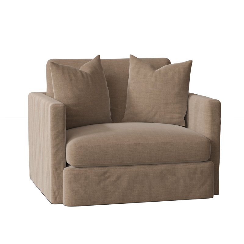 Hartig Armchair, Conversation Linen Basketweave