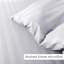 Microfiber Striped Duvet Cover Set with Pillowcases-169491132-169491078