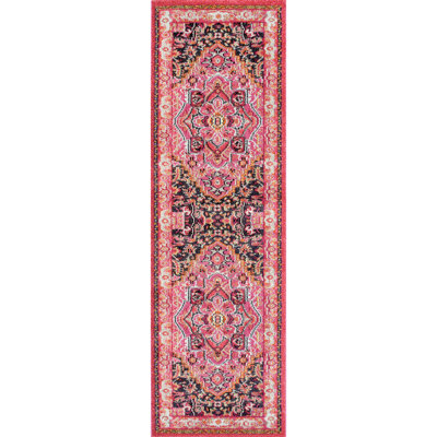 Tapis oriental violet / rose Jynell