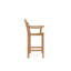 30" Teak Patio Bar Stool