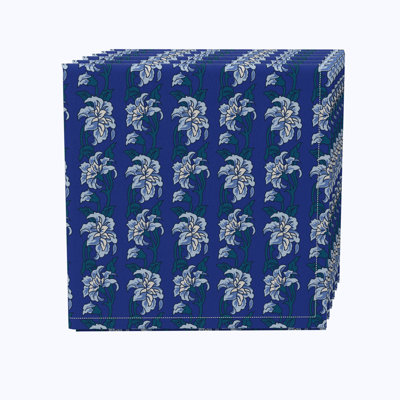 100% Cotton Floral Square Napkin