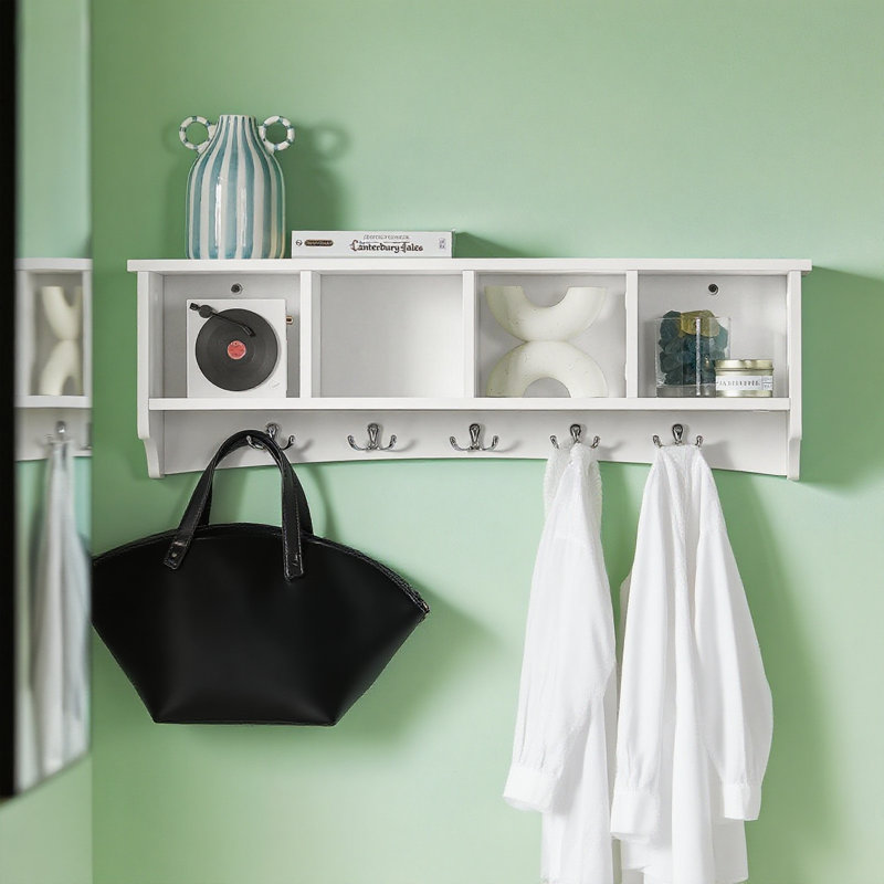 Jordane Wall 5 - Hook Wall Mounted Coat Rack