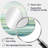 Minimalism Harmonic Horizon Landscape II - Green Modern Oval Wall Mirror-624575558