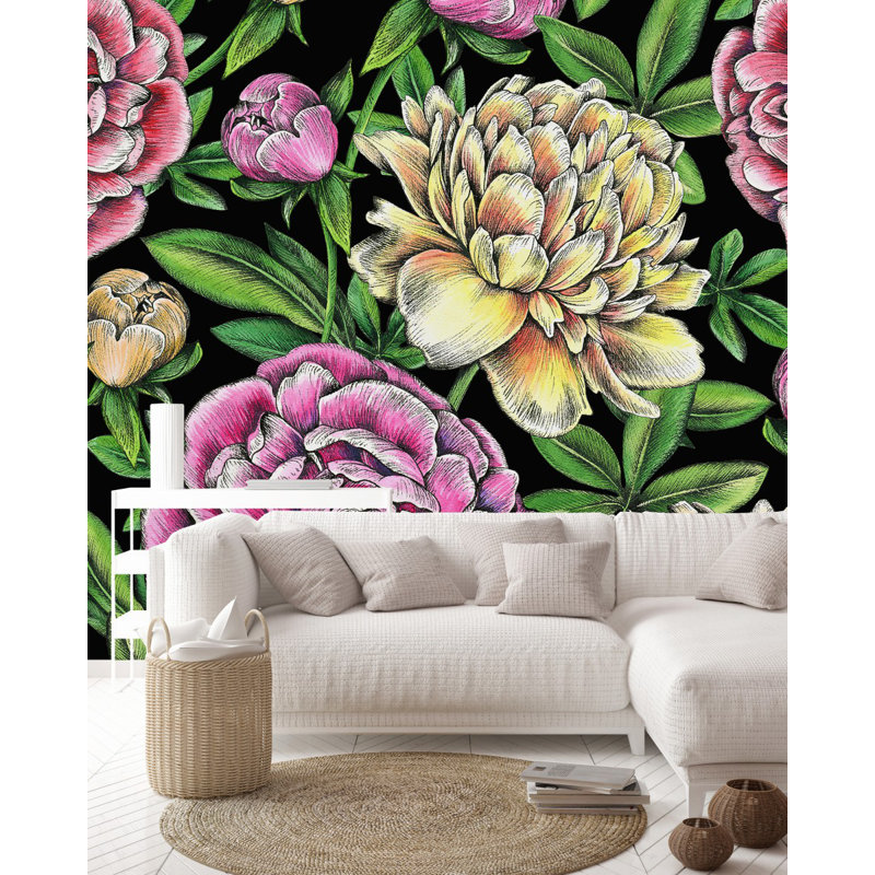 Peel & Stick Wall Mural, 10.42' W x 10.42' L