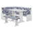 Navy Leaf Print Cushion est en rupture de stock