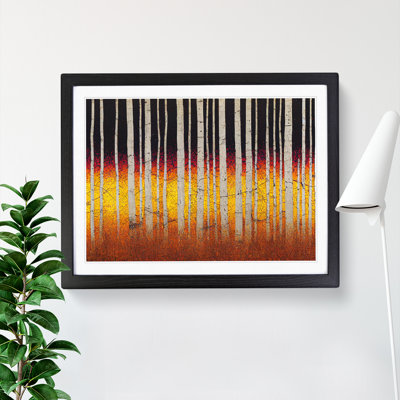 Abstract Autumn Forest Vol.4 - Single Picture Frame Painting