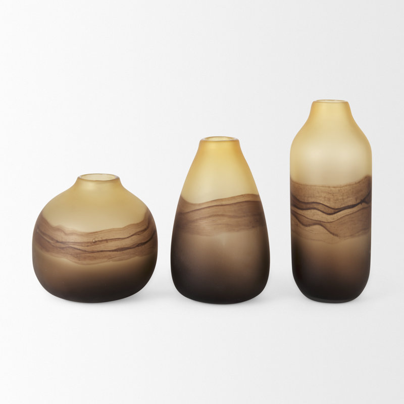 Vase de table Dashaun, H 11 po x l 7 po x P 7 po
