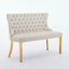 Banc en velours pour causeuse double