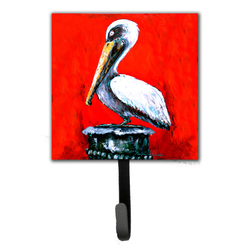 Porte-laisse à aube et crochet mural pelican