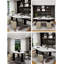 Bureau d'écriture en pierre frittée Light Luxury-345165875
