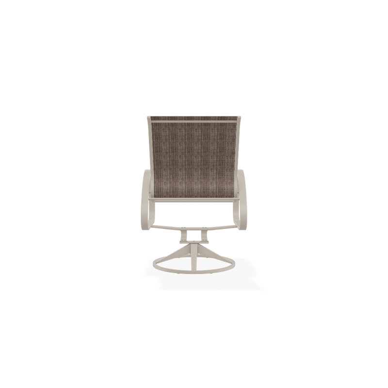 Aruba 1 Outdoor Dining Armchair, Textured Desert, Cobalt 35D Sunbrella®