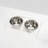 Small Clear Elevated Feeder with Silver Bowls-1580976700