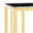 Wildomar Glass Top Console Table-1855070652-1855070640