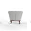 Fauteuil d'appoint rembourré Verduzco, gris clair