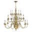 Baddesley 25 - Light Candle Style Chandelier