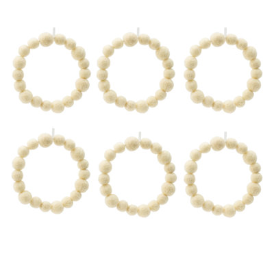 Couronne de 6,7 po, ornements d'arbre de Noël pour décorations de fêtes, ensemble de 6