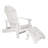 Anette Outdoor Adirondack Chair With Ottoman-910188977