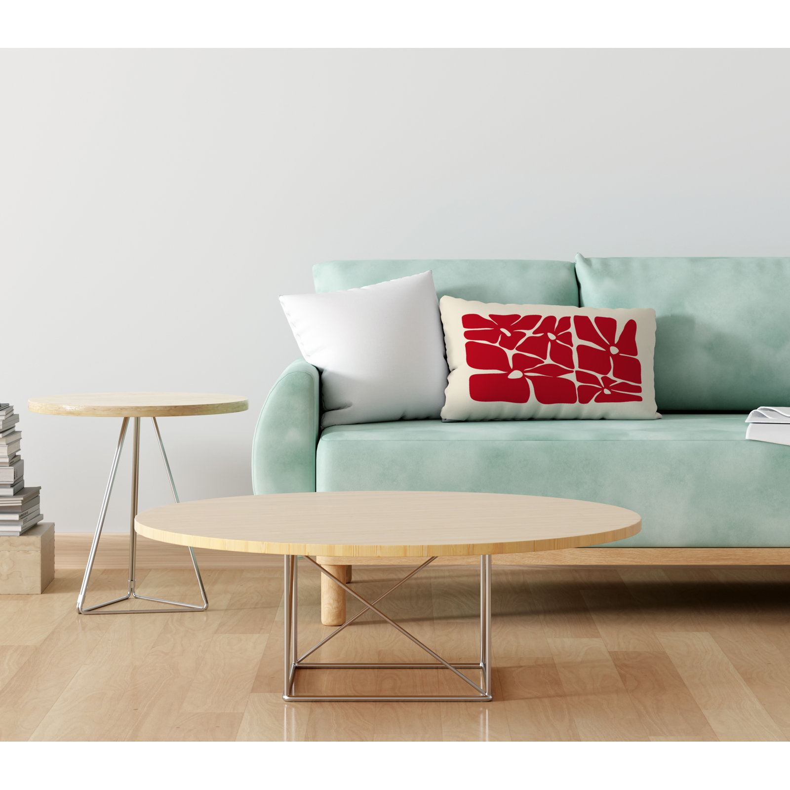 20" x 14" Throw Pillow, Red