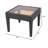 Outdoor Accent Table With - To Weather 20''l X 20''w 15.62''h For Spaces And 20 In. 15.3 In-1570706692