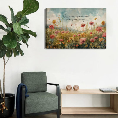 Art floral sur toile Christian