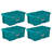 Sterilite Wheeled Footlocker, Plastic Utility Storage Container-103175774-103175771