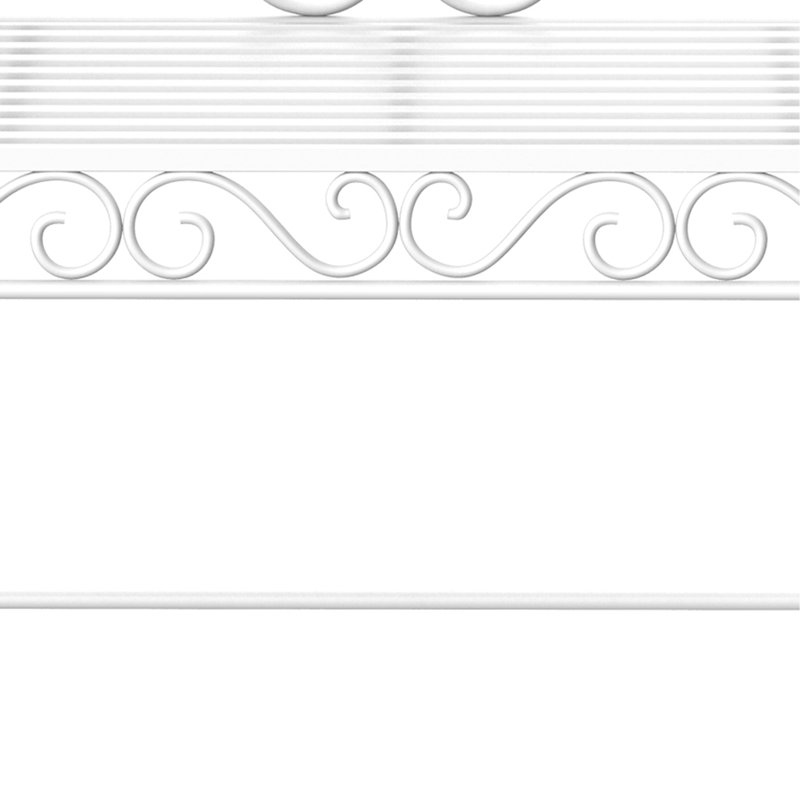 Banc de jardin, banc de patio extérieur avec accoudoirs, banc de véranda en métal pour la cour, près de la piscine, pelouse