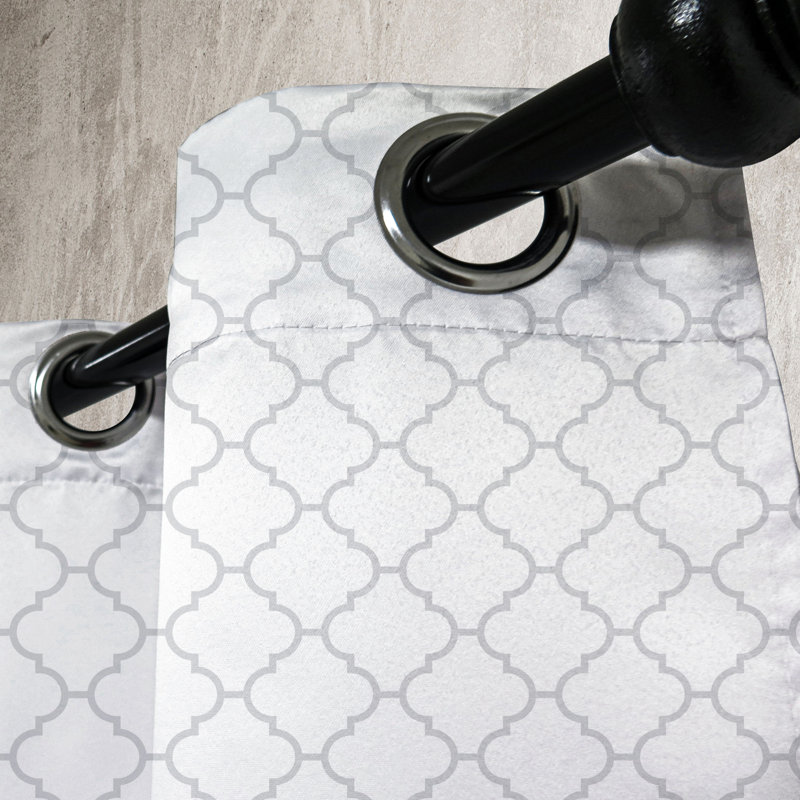 Sateen Blackout Curtain Pair, 50" W x 108" L