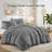 Fluffy Winter Faux Fur Warm Soft Plush Bedding Comforter Set-120838947-120838946