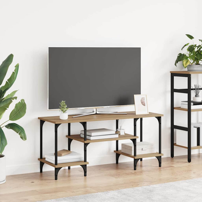 Unfinished TV Stand for TVs up to 48", Artisan Oak