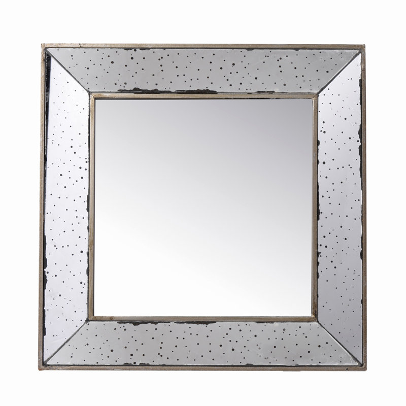 Miroir décoratif argenté