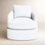 Mills Swivel Barrel Chair-200101291