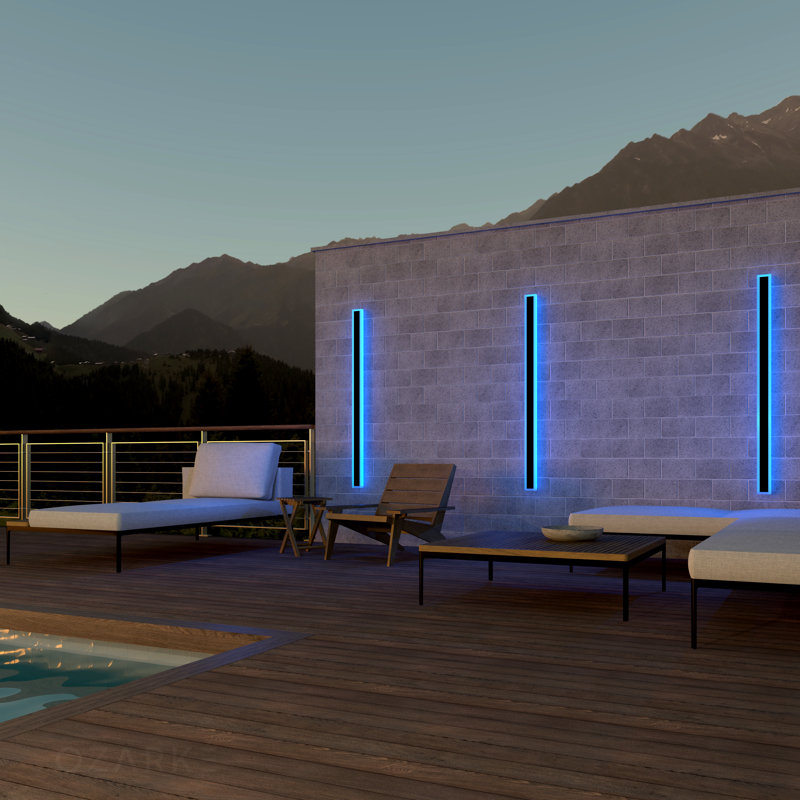 Jessy LED Wall Light, 80" H x 3.5" W x 2.5" D