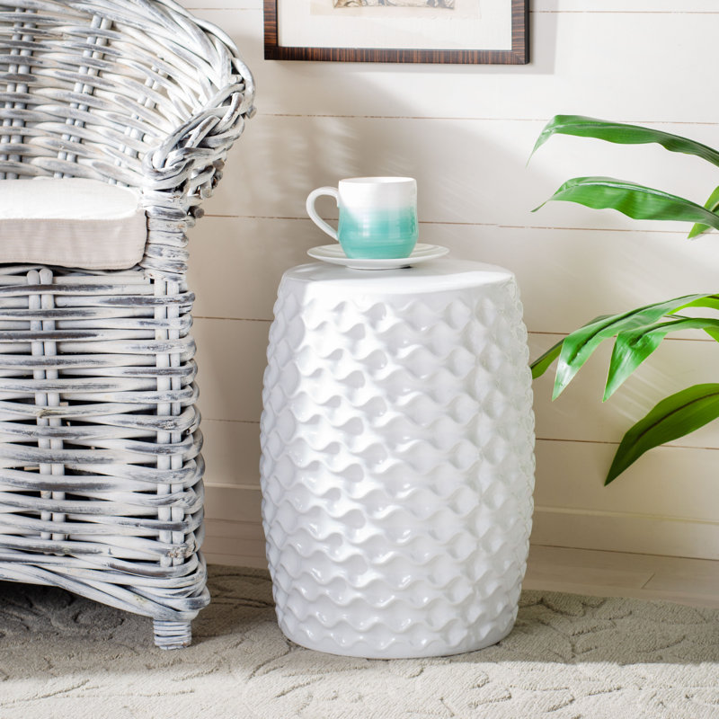 Newville Ceramic Accent Stool