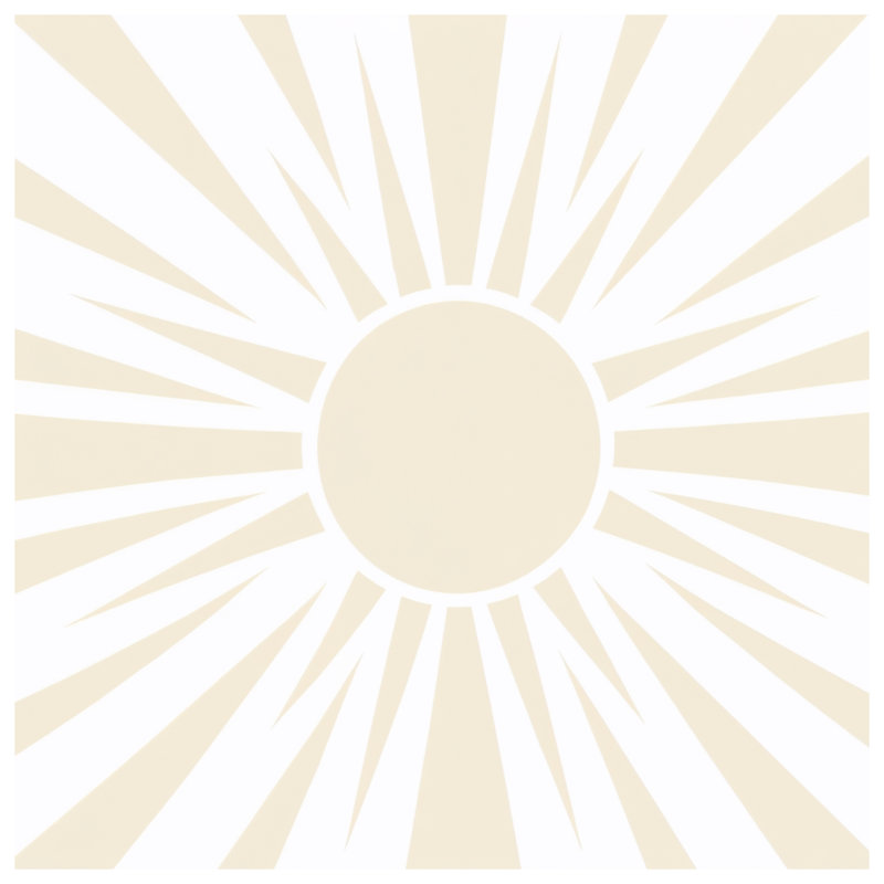 Couvertures Sunburst, 50in W x 60in H