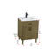 Meuble-lavabo simple 24 po Chandler-2066555099