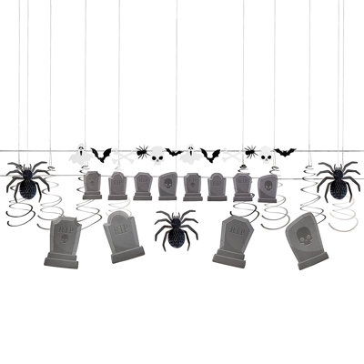 Fun Fun Bulk 17 pièces Trousse de décoration d'Halloween