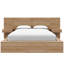 Ensemble de chambre à coucher 3 pièces avec lit et 2 tables de chevet flottantes James-109762588-109762587