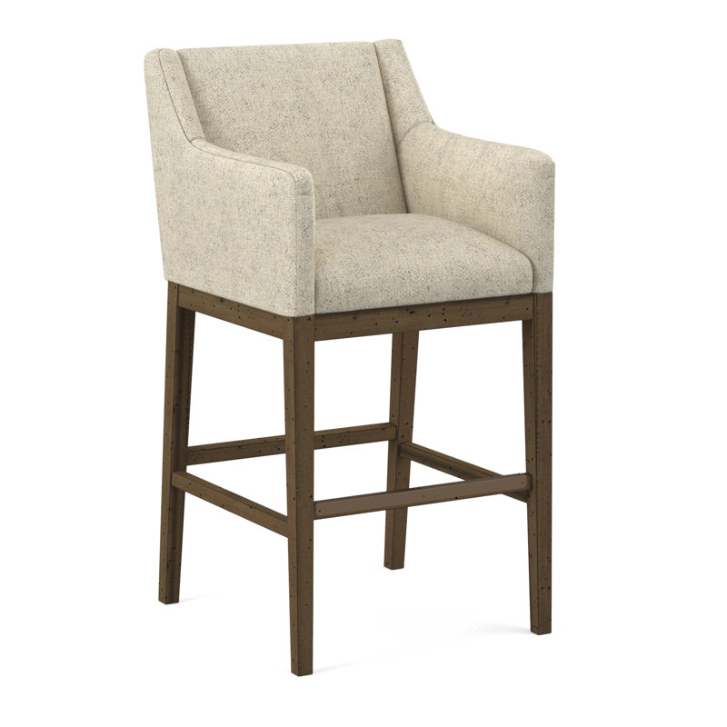 Upholstered Stool, 61626-87, Black