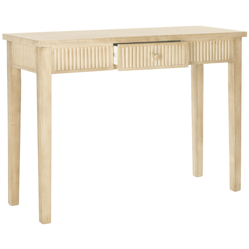 Console 43,25 po, Blanc délavé, Blanc délavé