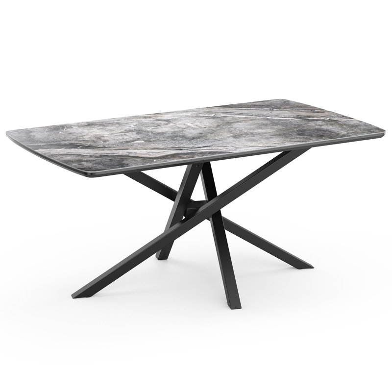 Atherton Metal Base Dining Table