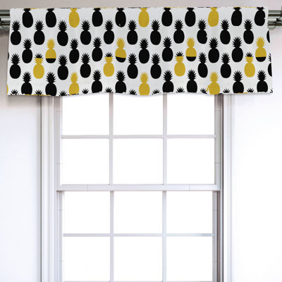 Sateen Ruffled Window Valance