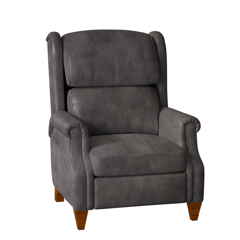 Walsh Recliner, Aline Fumo Genuine Leather, Manual, New Classiques