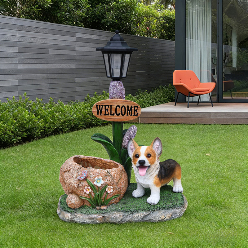 Jardinière Corgi Dog